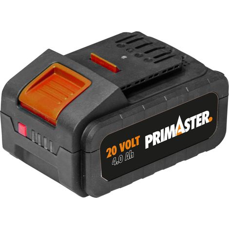 Primaster Ersatzakku Akku 20 V 4,0 Ah Kontroll-Leuchten für Akku-Ladestand