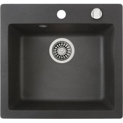 Évier - TequartZ - Noir - Encastrable - TEKA - Clivo (1/2)