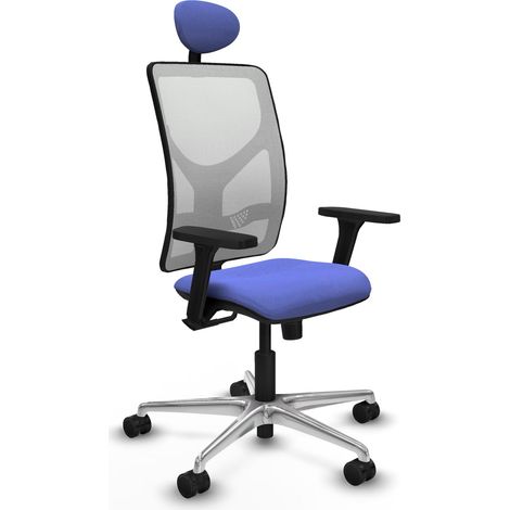 Sedia da ufficio piqueras y crespo Motilla bianco tessuto traspirante (1/2)