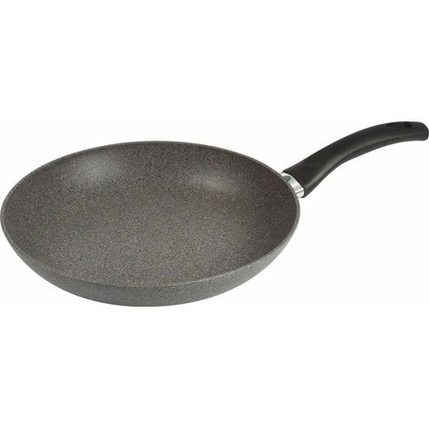 BALLARINI Padella con rivestimento antiaderente, Adatta per Induzione, con Controllo della Temperatura, 28 cm, Alluminio, Ferrara Granitium (1/4)