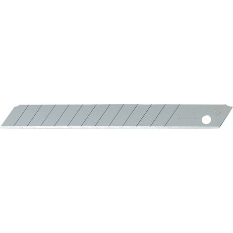 Lames de hachage OLFA 9 mm noires, acier de qualité supérieure, lot de 50 unités (1/2)
