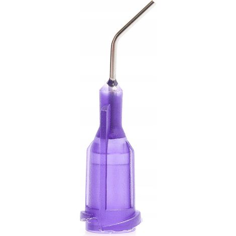 Aguja dispensadora de flux 21G (doblada)