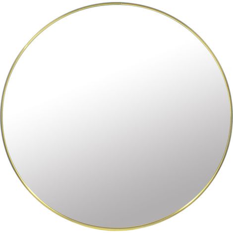 Specchio da parete rotondo con cornice dorata 40 cm (1/5)
