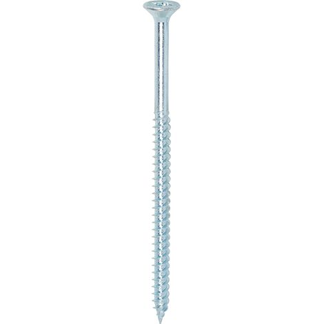 TIMco Twin Thread Zinc Countersunk Woodscrew 12 x 4 Qty 100