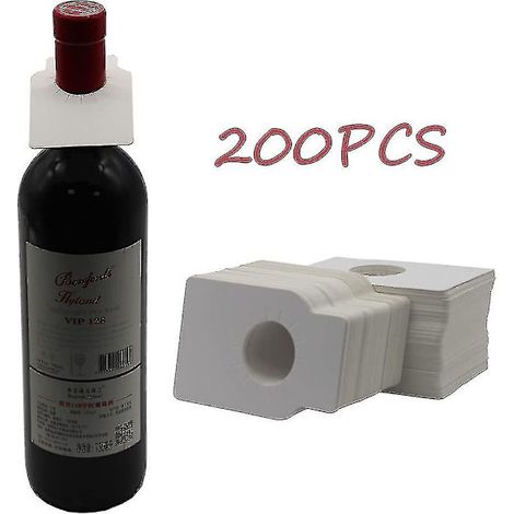 Étiquettes de cave à vin, lot de 200 étiquettes de bouteille à suspendre, marquage de collection, étiquette cadeau (1/3)