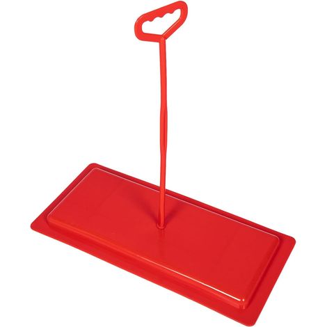 Turque Pratique en Plastique Couvercle Toilette et L’Usure Rouge, Résistant Facile à Installer pour Toilettes Publiques et Sanitaires (1/5)