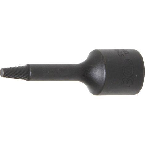 Bussola esagonale / cacciavite con profilo elicoidale 10 mm (3/8") 4 mm (1/4)