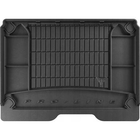 Tappetino in gomma per bagagliaio Citroen Berlingo 2 Multispace 2008-2018 (1/5)
