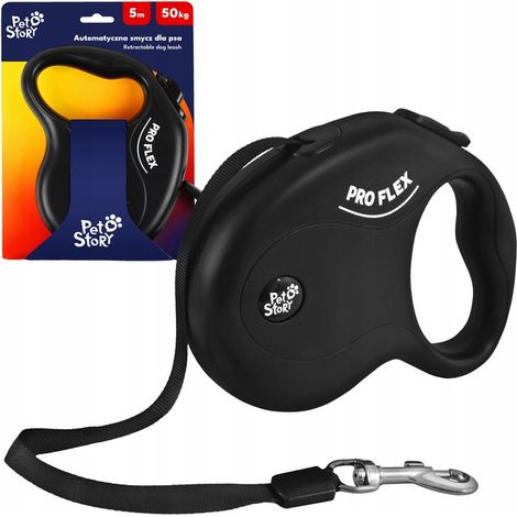 Correa PRO FLEX AUTOMATIC TAPE para PERROS GRANDES de hasta 50 kg, 5 m L