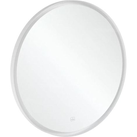 Miroir VB Subway 3.0 910 x 910 x 45 mm avec éclairage, blanc mat (1/5)