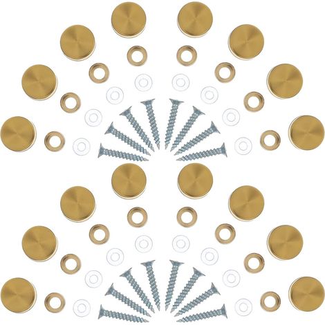 Vis décoratives haute résistance pour miroirs en acier (1/5)