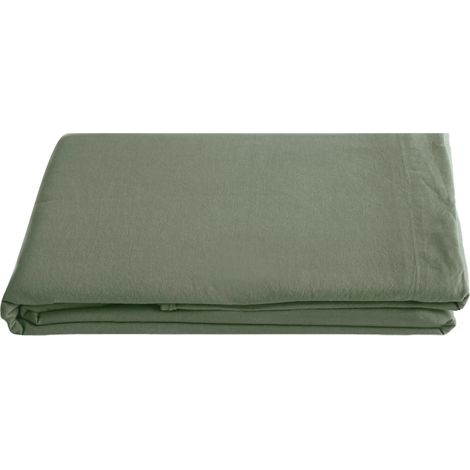 Drap plat coton lavé PALACE 270x290 cm (1/5)