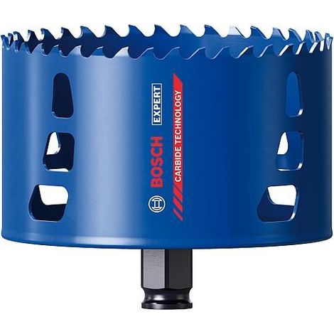 BOSCH EXPERT Scie trépan multimatériaux Tough Material - 114 mm - Bosch Power Change Plus - 60 mm