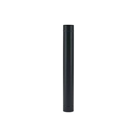 12 x TUBO PORCELLANATO D 10 X H 100CM NERO OPACO CLASSIC