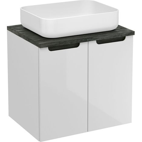 Naturel Mobile bagno Natural Stilla 60x60x45 cm bianco (STILLAD06033DC)
