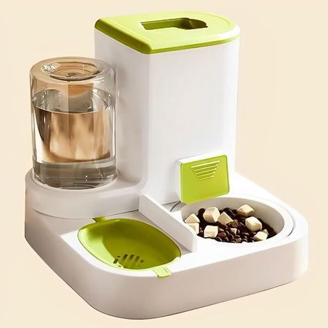 Distributeur d'eau automatique pour chat Bol pour chien Bol pour chat Distributeur d'eau 2 en 1 Bol pour chat Fournitures pour animaux de compagnie (1/5)