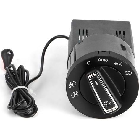 Decdeal EADLAMP Lichtschalter mit Sensor, automatische intelligente Scheinwerfersteuerung für 1C0941531 3BD941531 3BD941531A MK4 (1/5)