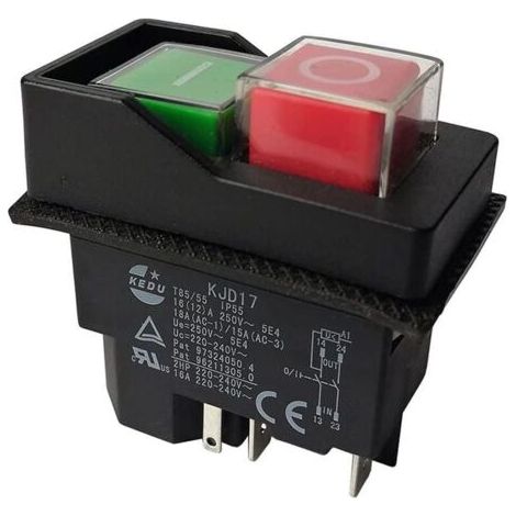 KJD17 Electromagnetic Switches - 220 V - 5 Pins - Terminals