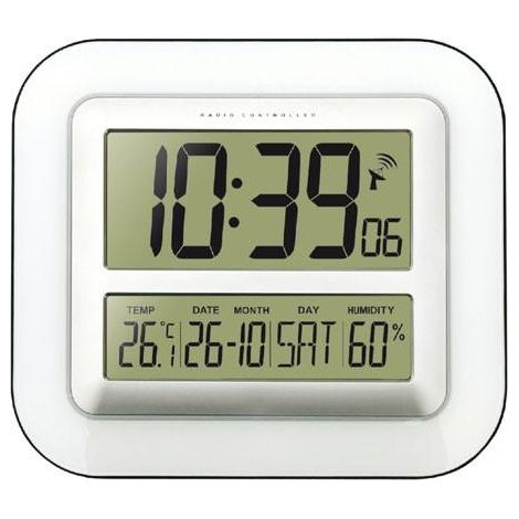 Techno Line WS 8006 Reloj de Pared Blanco Digital