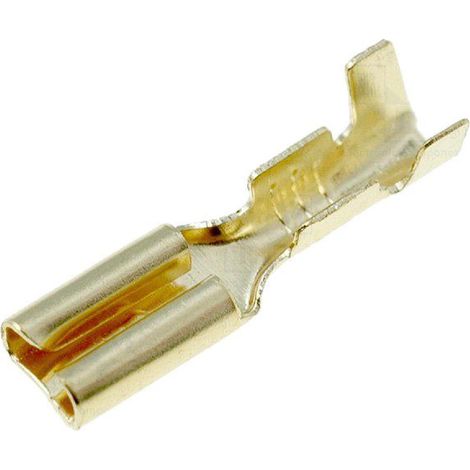 100x Connecteurs plats 2.8mm 0.51mm2 - dore - femelle