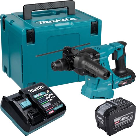 Marteau combiné sans fil Makita HR 011 GE101 40 V max. 3,3 J SDS plus Brushless + 1 batterie 8,0 Ah + chargeur + Makpac (1/5)