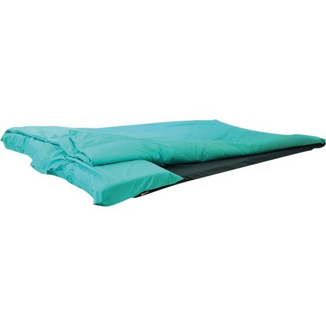 Couchage grand confort : - Modèle Turquoise Navy pour matelas 110 x 190 x 4 cm