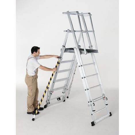 ZARGES, Plate-forme mobile télescopique, en aluminium, 9