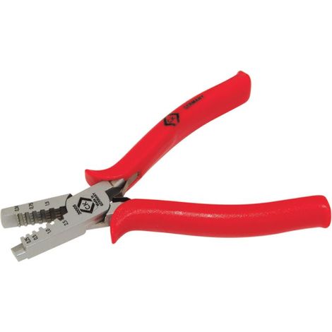 C.K. 430005 Tenaza de engaste roja 145 mm acero forjado