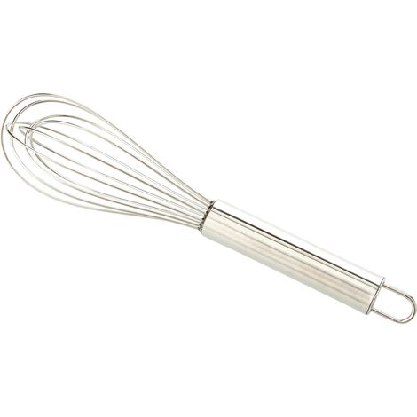 x Mini-Edelstahl-Schneebesen 15 cm, silberfarbener Edelstahl, Küchenutensil für Saucen und Marinaden, ideal für den täglichen Gebrauch (1/4)