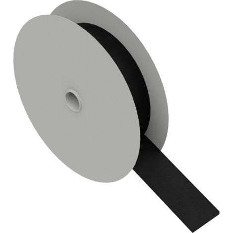 Hebotec 11-KE20005FRT Klettband zum Bündeln Haft- und Flauschteil (L x B) 5000 mm x 20 mm Schwarz 5 (1/2)