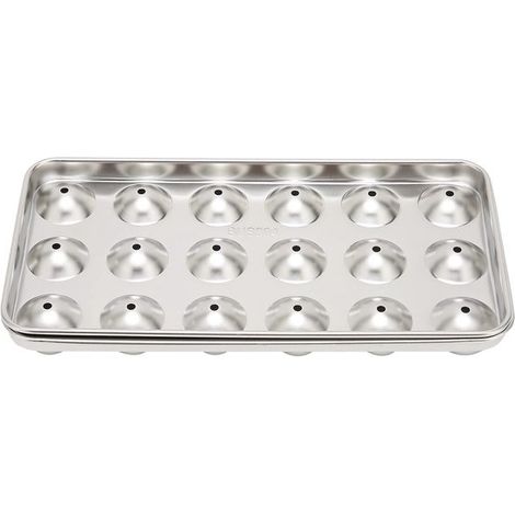 Máquina para fabricar cubitos de hielo con bandeja de acero inoxidable 304, ideal para bares de vinos y restaurantes (1/5)