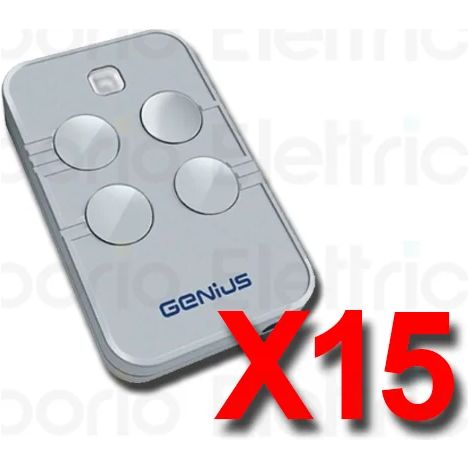 genius 15 télécommandes à 4 canaux 868mhz jlc kilo tx4 787035 15 (ex 6100333) (1/2)