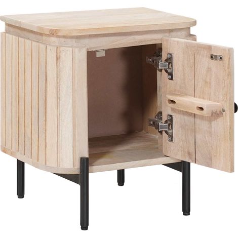 Maison Exclusive - Comodino a muro fatto a mano Bianco 40 x 30 x 45 cm (1/5)