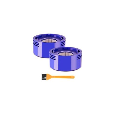Filtre de rechange pour aspirateur Dyson V7, V8 Animal, V8 Absolute, SV10 et SV11 - Kit de post-filtre HEPA. Références : 965661-01 et 967478-01.