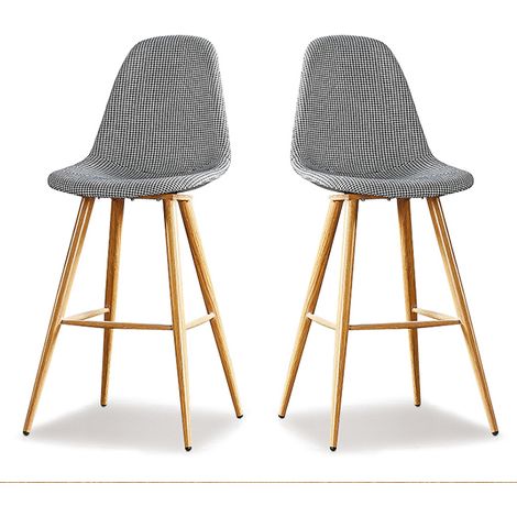 Lot de 2 chaises hautes patchwork - Kliff (1/2)