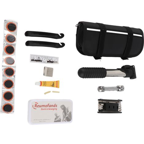 Kit de reparación de bicicletas, juego de herramientas manuales, accesorios y piezas de hardware para bicicletas de montaña, multifuncional (1/5)