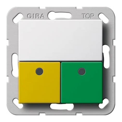 Gira Unidad de habitación de servicio Juego de llamada de emergencia System 55 Blanco puro [291503], 2915 03