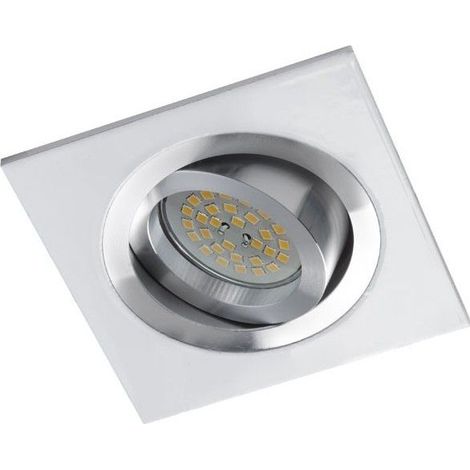 Anneau encastré hélium carré blanc / aluminium CRISTALRECORD 03-061-00-000