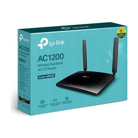 Router tp-link ac1200 4g lte wi-fi dual band mr400 v3 - MR400V3