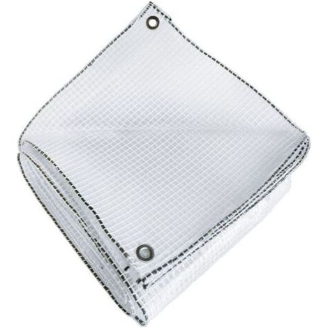 ALLIANDISTECPLAST Bâche de Protection 4x6 m TR170MU - Bâche Armée Transparente - Haute Qualité - Imperméable - Résistance Anti-UV (1/5)