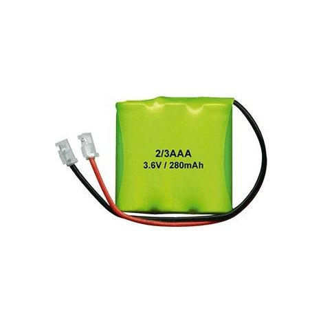 Batteria 3.6V 280mA 2/3AAAAx3 Ni-Mh Connettore Ni-Mh Univers