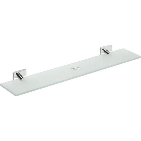 Sapho X-SQUARE - Tablette murale, longeur 600 mm, verre/chrome XQ603 (1/2)