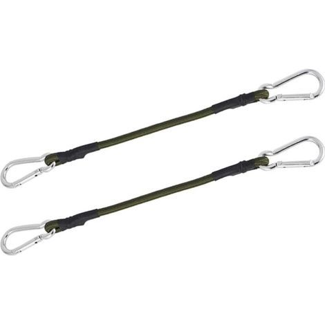 Set of 2 x 30cm Heavy-Duty Bungee Cords for Camping, Luggage, and Travel (1/5)
