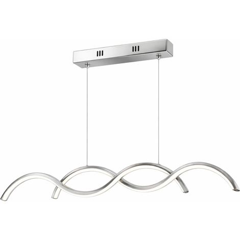 Lampadario LED sospensione 25W design moderno intrecciato dimmer