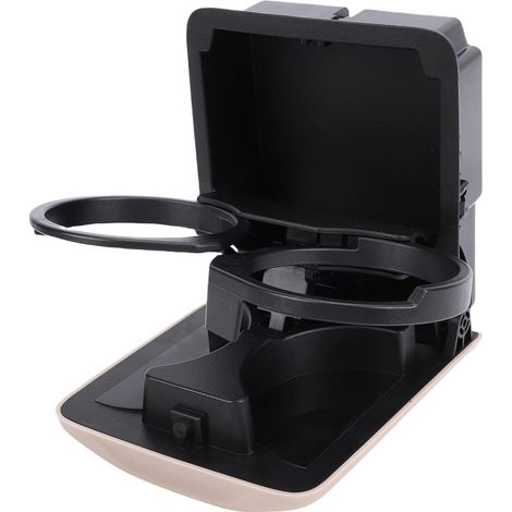 Insert de Porte-gobelet de Console Centrale Arrière 66150SA100ND Remplacement de Porte-gobelet Double Robuste et sécurisé 2003-2008 de Console de Passager Arrière (Beige) (1/5)