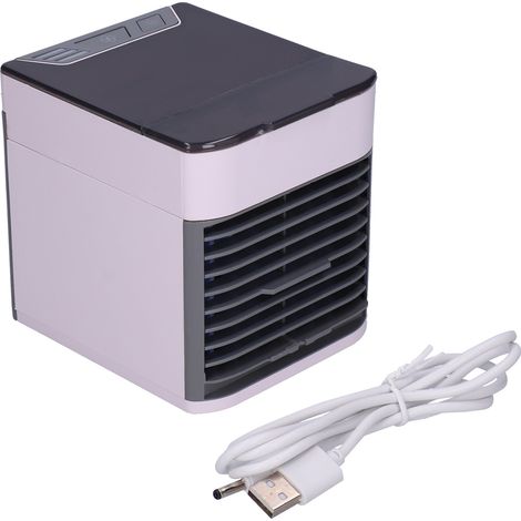 Mini ventilateur climatiseur USB, rafraîchisseur d'air portatif, purificateur humidificateur pour voiture, bureau, maison