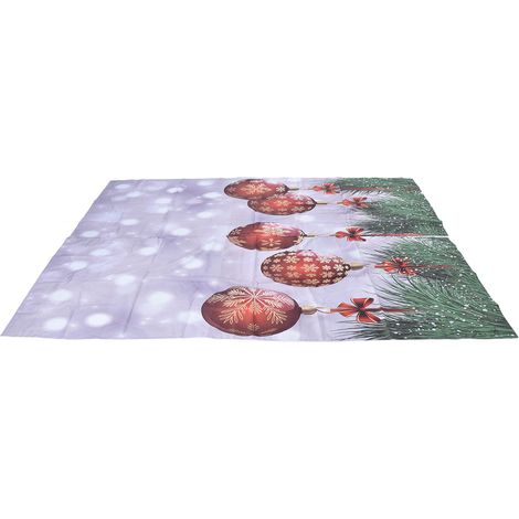 Rideaux occultants polyvalents, offrant une excellente protection solaire, imperméables, à motifs tendance, parfaits pour la décoration de Noël, 170 x 200 cm (1/5)