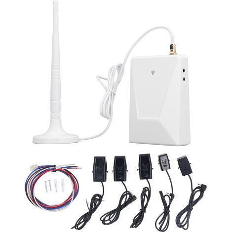 Compteur d'énergie WiFi avec 3 pinces 300A et 2 phases 50A, moniteur d'électricité en temps réel, 4 fils, 90-277VAC (1/5)