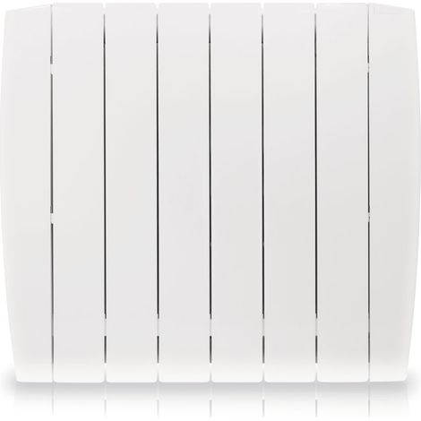 HJM Emisor Térmico de Fluido Bajo Consumo INDALS 1000, Programación 24/7, Funciones Ahorro, Turbo Programable, 1000W, Blanco (1/4)