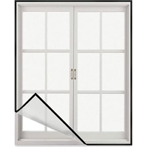 Zanzariera in poliestere ad alta visibilità – 120 x 150 cm – Facile da montare – Resistente e lavabile – Confezione da 1